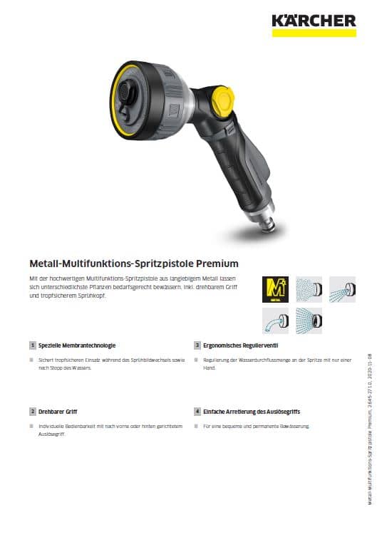 Kärcher Metall-Multifunktions-Spritzpistole Premium