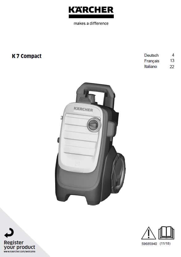 Kärcher Hochdruckreiniger K 7 Compact